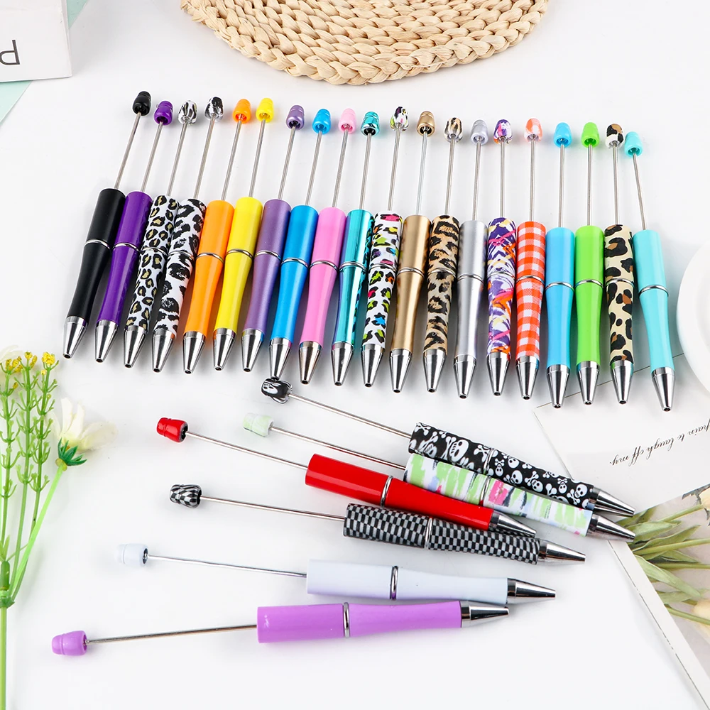 5 قطعة/الوحدة جديد البلاستيك الطباعة/الصلبة اللون قلم حبر جاف المزج مجموعة DIY بها بنفسك مجوهرات مدرسة مكتب الكتابة هدايا شخصية #4