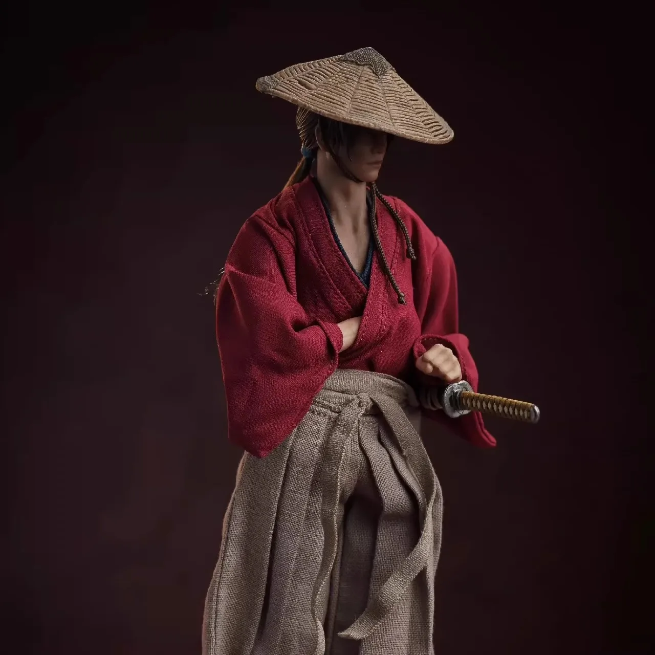 متوفر في المخزون Aton مخصص Hitokiri Battousai Rurouni Kenshin 1.5 الياقوت الأزرق الإصدار 6 بوصة 1/12 مقياس مفصلية نموذج لجسم محدود