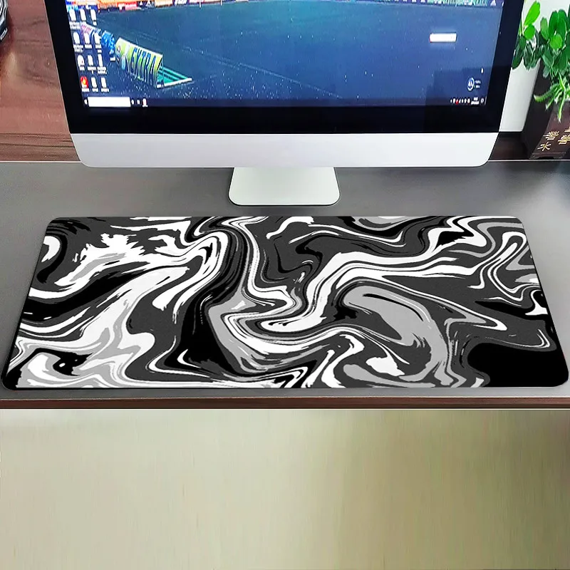 900x400mm  Gaming Mouse Pad Large Rubber Gamer Art Table Computer Mousepad Soft Mause Pad XL Abstract Keyboard Desk Play Mats