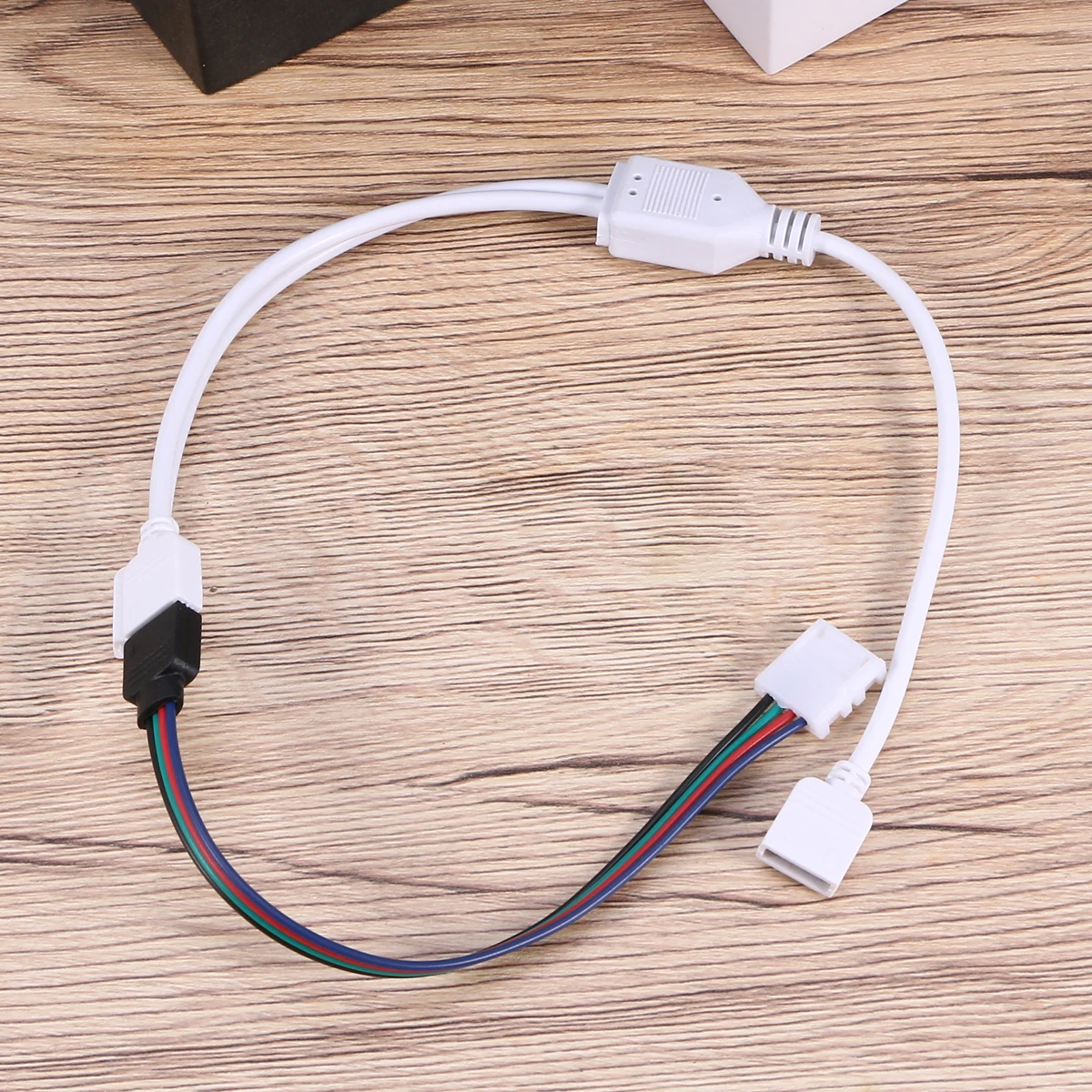 1 set LED Strip Connector Easy Install No Soldering Light Cable Connection Line for Decoration Illumination Home
