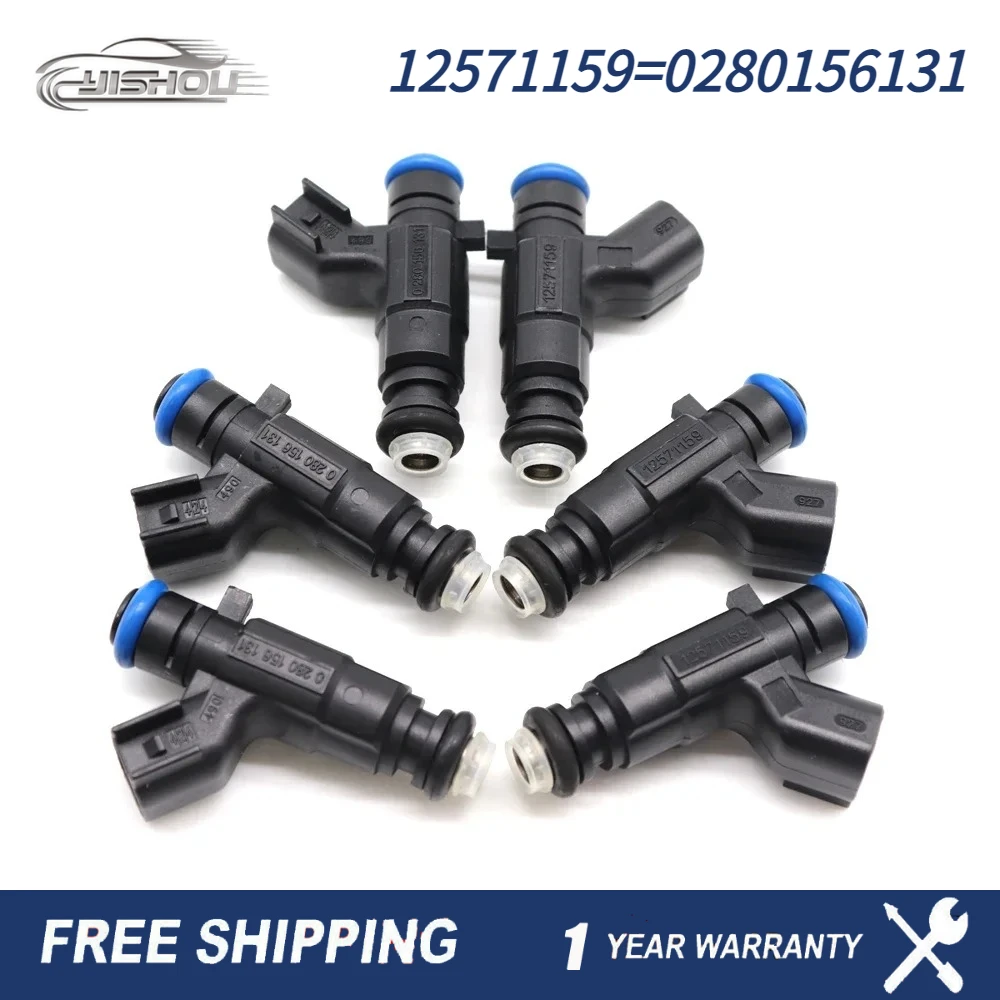 

FJ703 62266 83212116 0280156131 12571159 Fuel injectors Fits For CADILLAC CTS SRX STS BUICK ALLURE LACROSSE RENDEZVOUS 2004-2008