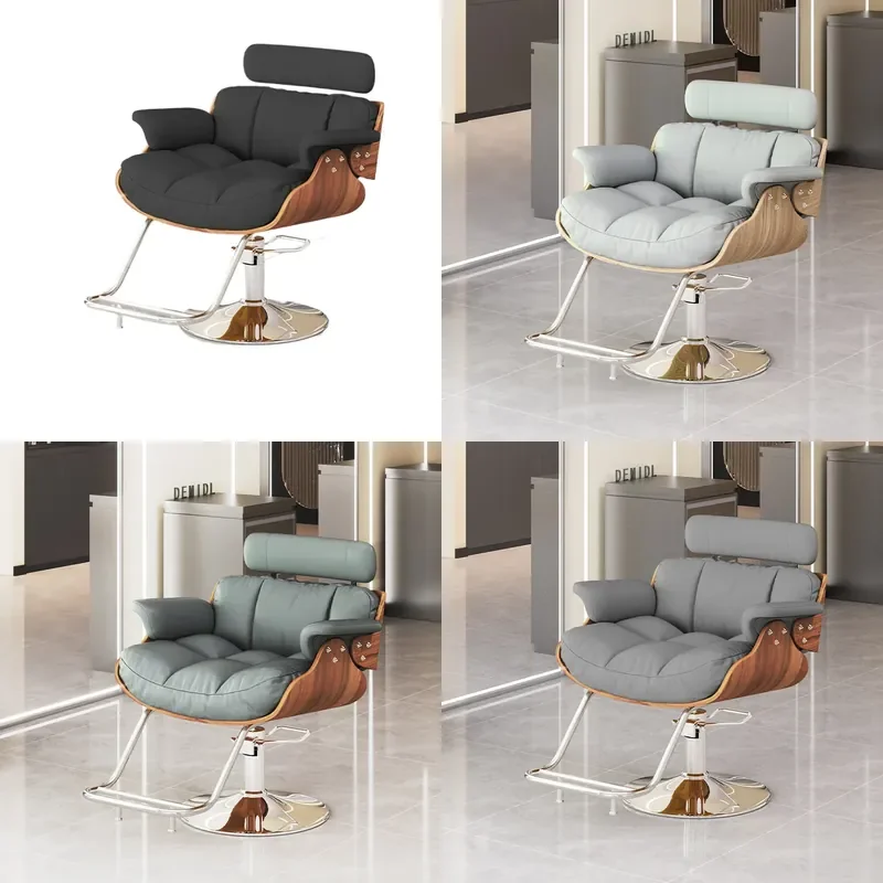 for Barber Shop Internet Celebrity Chair Stylish Simple Hairdresser Office Chair Lifting Seat Rotating Barber