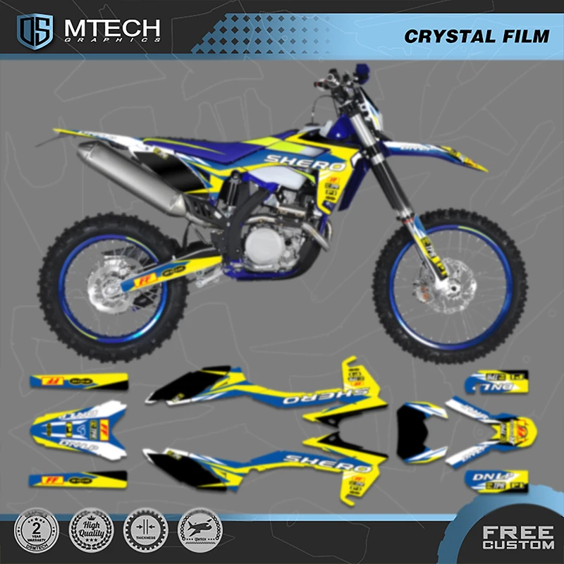 

DSMTECH Custom Team Graphics Decals Stickers Kits For Sherco 2012 2013 2014 2015 2016 SE SE250 300 005
