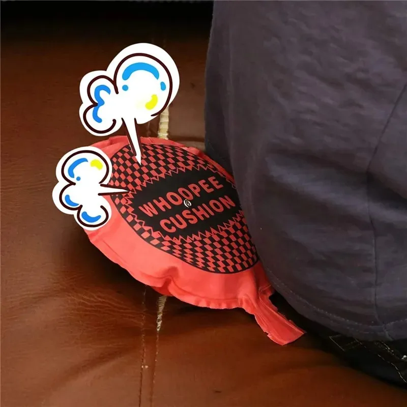 1Pc 16cm Children Fun Prank Toys Whoopee Cushion Jokes Gags Pranks Maker Tricks Funny Toys Fart Pad Pillow