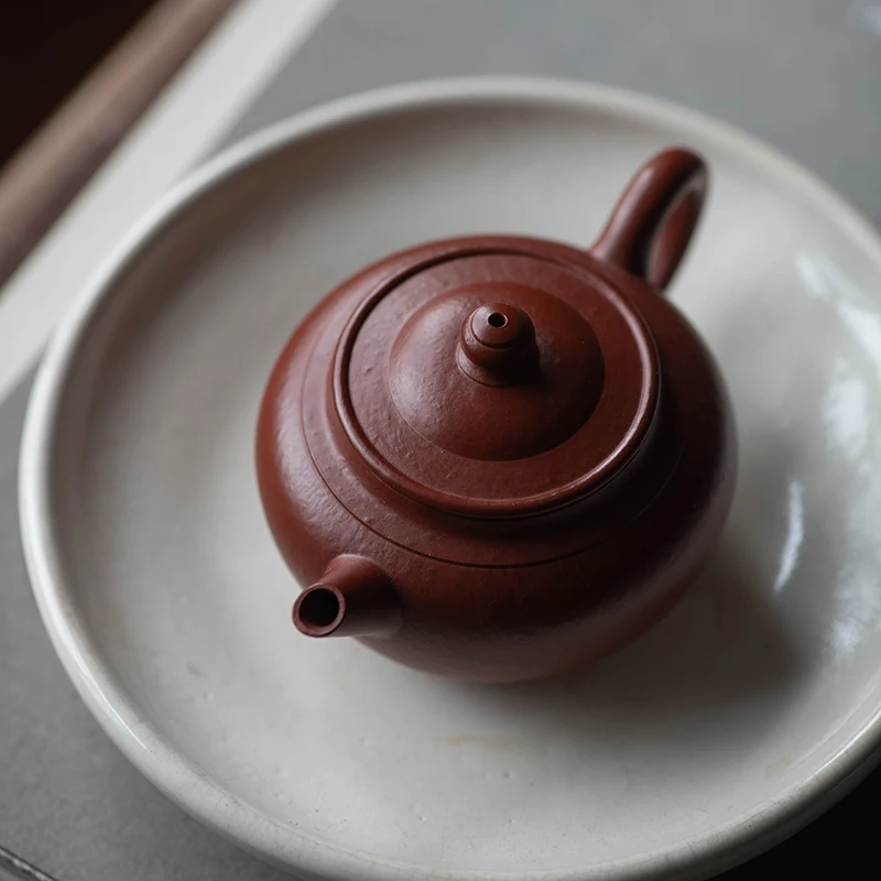 

Yixing Zisha pot, purely handmade, small coal kiln Dahongpao Zhu Ni, Wu Cheng, drinking alone, upper waist level