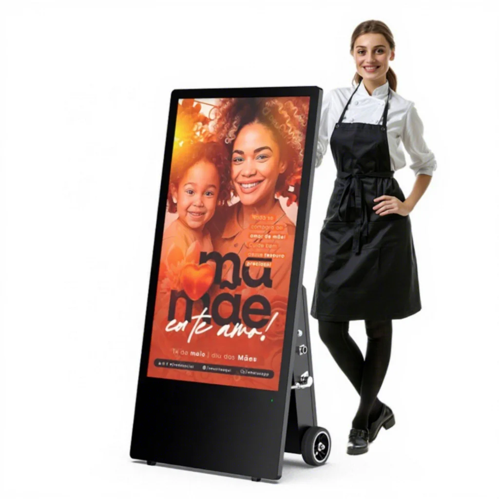 

Высокояркий портативный ЖК-дисплей Android 43/49 дюймов для рекламы, цифровых вывесок и постеров (Digital Signage)