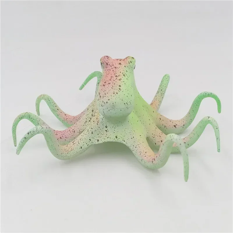 10cm Fish Tank Aquarium Decor Fluorescent Artificial Octopus Aquarium Fish Tank Ornament Fish Decoration