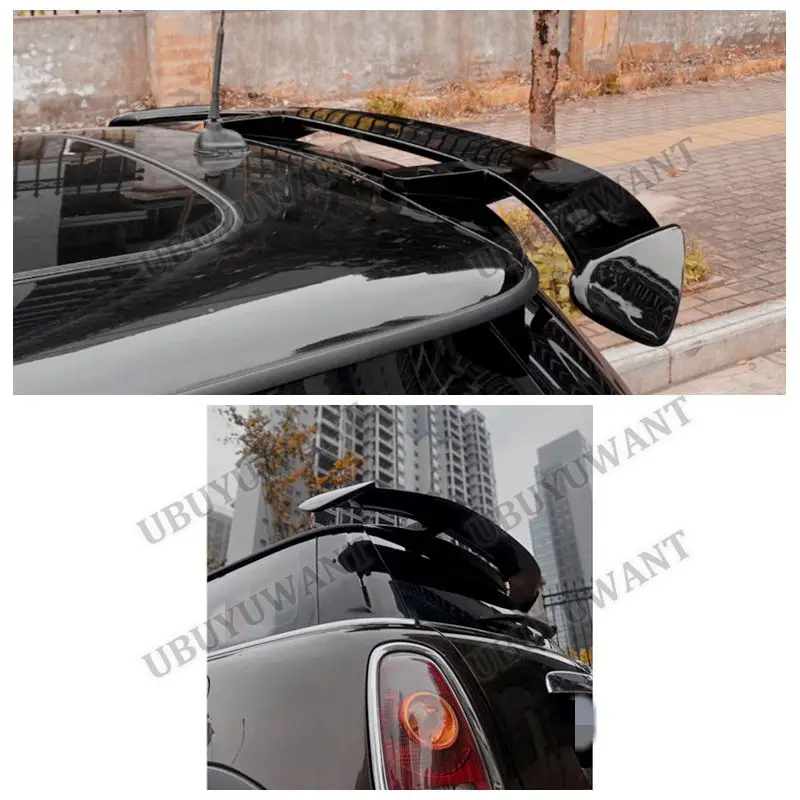 For BMW MIMI Cooper F56 F55 JCW R50 R56 2003-2023 Rear Trunk Lip ABS Black Wing Spoiler Car Styling  Original factory