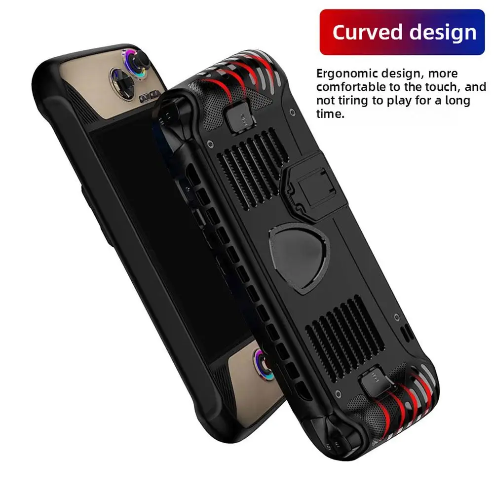 For MSI Claw 8AI+protective Case TPU Bracket Game Handheld Accessories Anti Fall Protective Case Comfortable Fit Protective Case