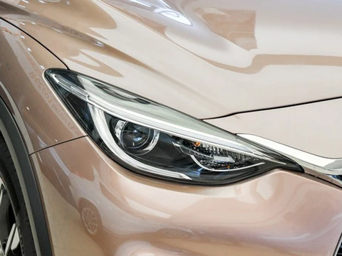 Для Infiniti QX30 Q30 H15 2017 2018 2019: Комплект сверхъярких дневных ходовых огней и светодиодных кольцевых фар (Angel Eyes) с функцией смены цвета (Switchback)