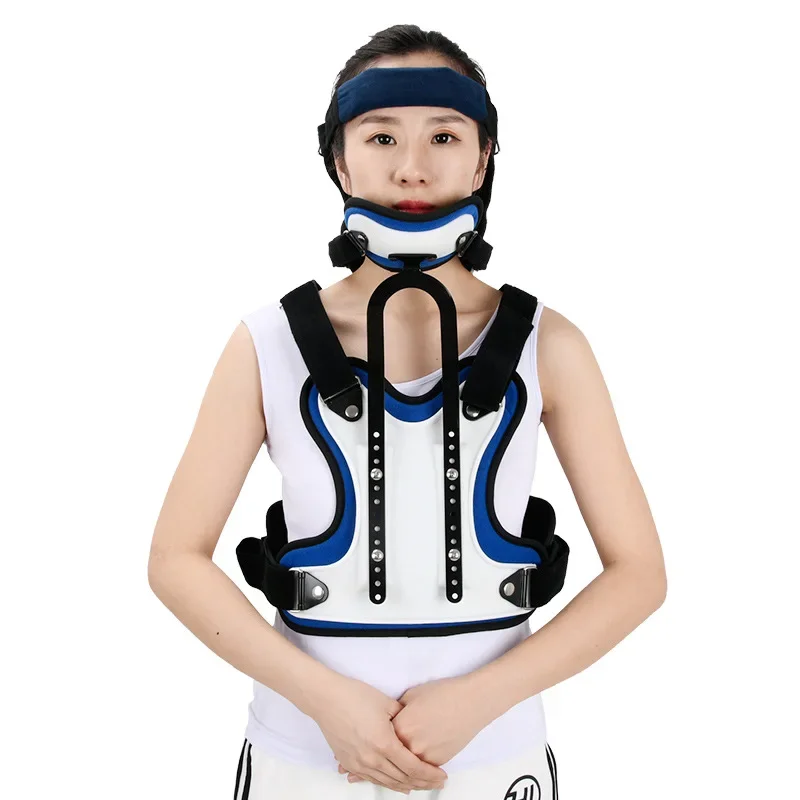 

Adjustable Medical Cervical Thoracic Vertebra Orthosis Neck Fracture Fixation Brace Care Support Head Corrective Rehabilitation