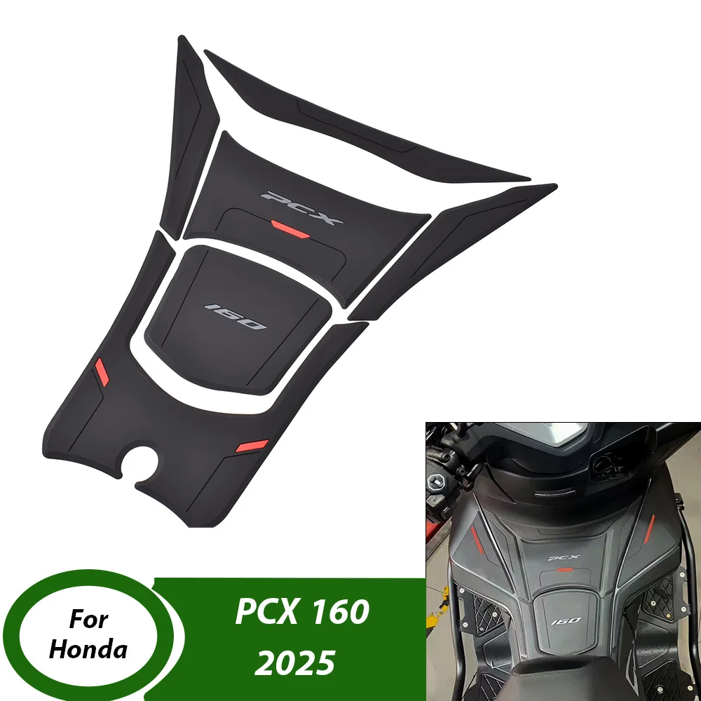

Для Honda PCX 160 2025 комплект защитных наклеек для мотоцикла, наколенники на топливный бак, противоскользящие, устойчивые к царапинам наклейки, аксессуары ﻿
