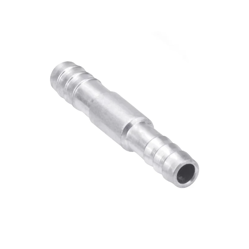 #8 to #10 10mm to 13mm Straight Barbed Splicer A/C Hose Fittings adapter , Step Up / Step Down  13/32