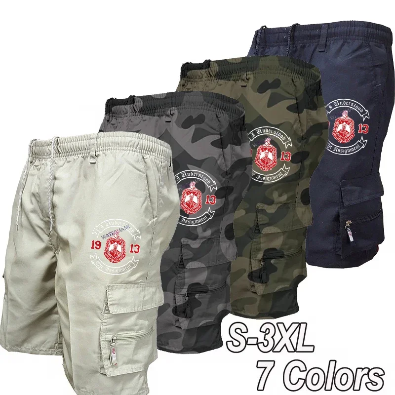 

New fashionable multi - pocket men's casual pants stylish camouflage tactical fitness loose casual shorts shorts