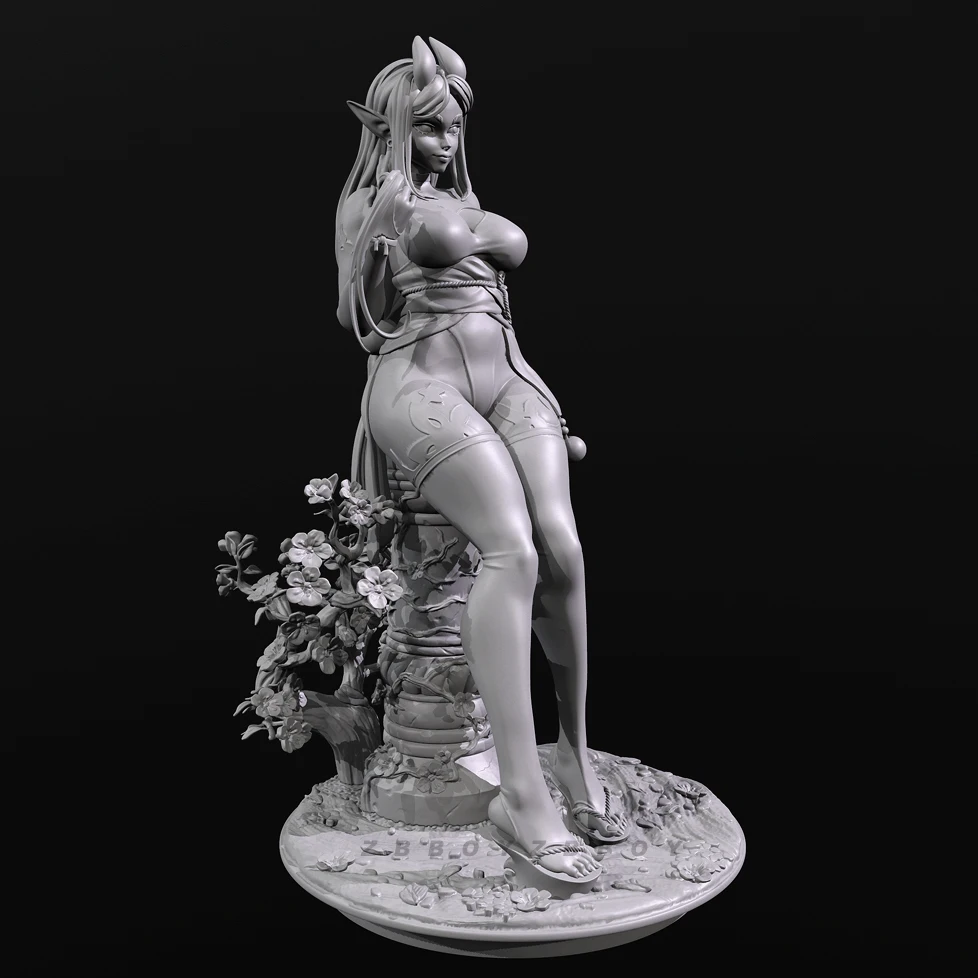 The height of man 38mm 50mm 75mm 90mm  Resin model kits figure beauty colorless and self-assembled 3D Printing TD-7172/3D