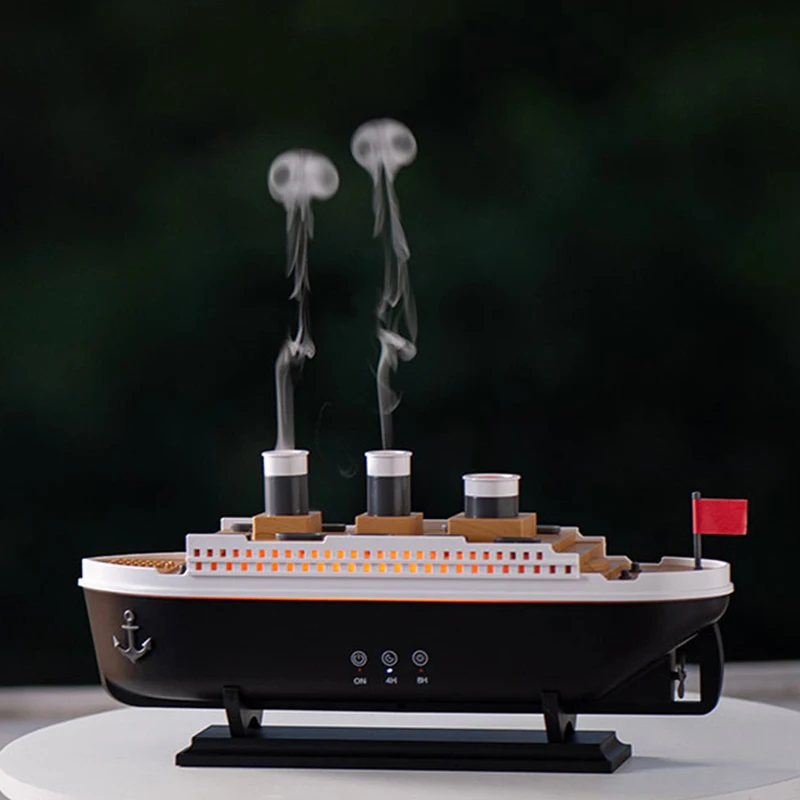 Humidificateur d'air créatif pour brouette, diffuseur d'arôme, pulvérisateur avec anneau de brume d'eau, émette des brumelles d'eau douces pour huile essentielle et maison