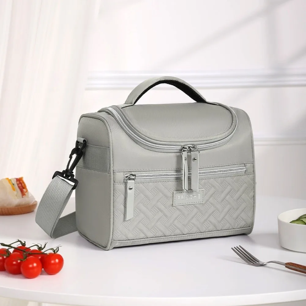 Handbag PEVA Lunch Bag Heat Preservation Large Capacity Picnic Bag Waterproof Thickened Insulated Bag Thermal Lunch Box