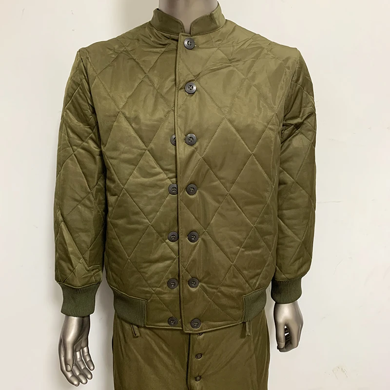 

Thiened Cotton Jaet Winter Warm Windproof Men Women Inner Cotton Clothes M Fem Sles Long Length Stand Fit