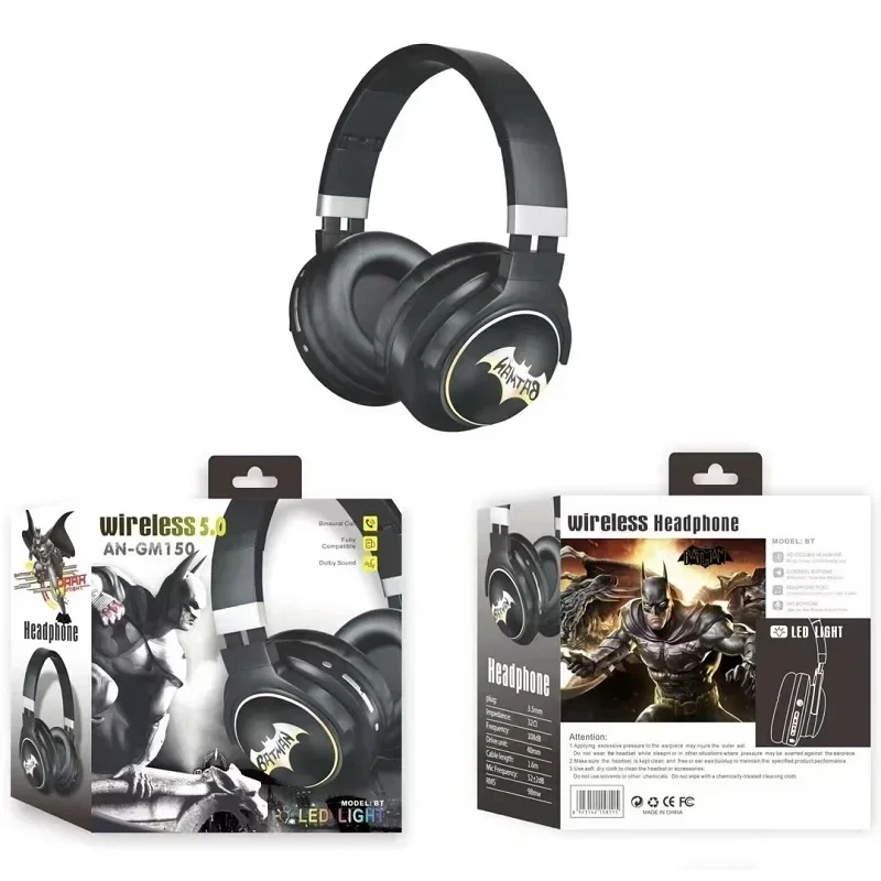 

Disney AN-GM150 LED Light Bluetooth Headphone Spider Man Foldable Wireless Noise Reduction Earphone Stereo Gaming Headset