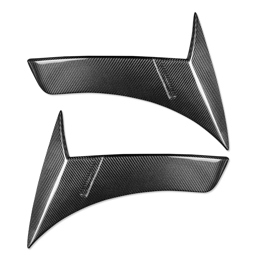 2Pcs Carbon Fiber Car Side Air Vent Fender Fin For Mercedes Benz S Class W222 S400 S500 S550 S560 S600 S63 S65  2014-2019