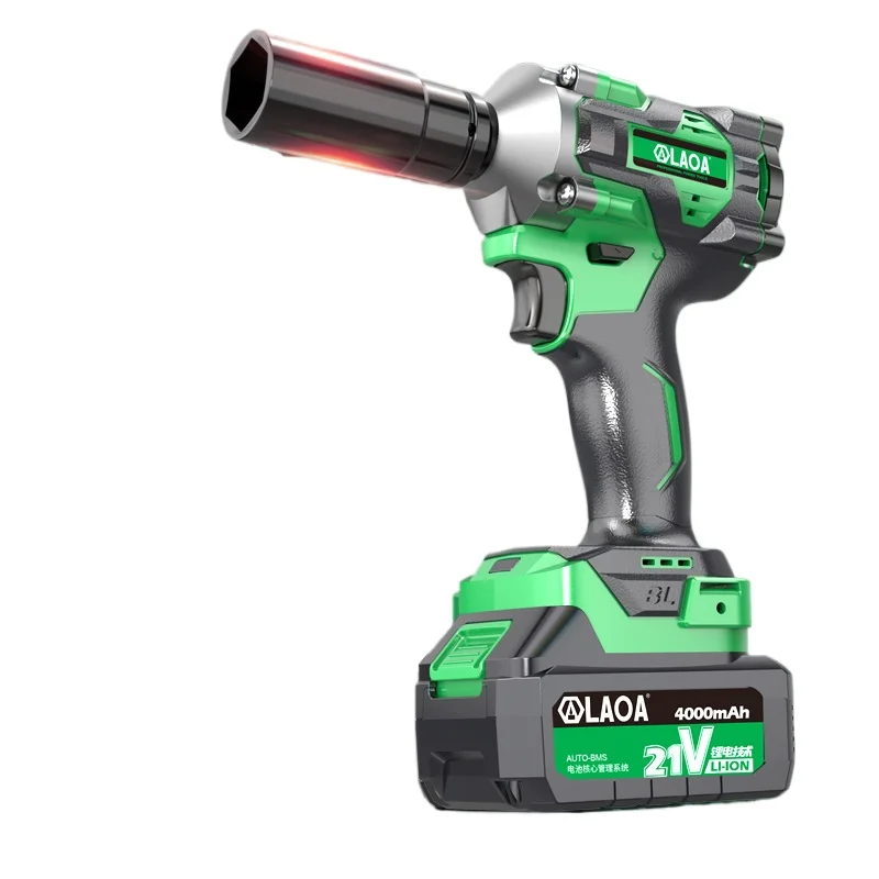 

Brushless electric wrench high torque air cannon lithium battery strong impact auto repair electric wrench