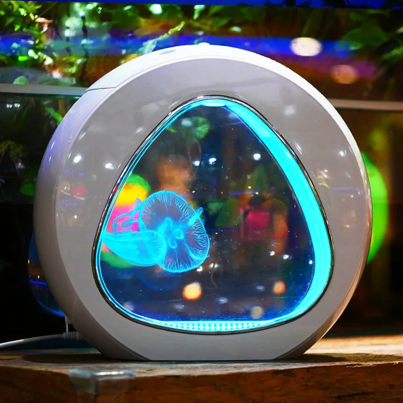 jellyfish tank pet mini fish tank akatsuki sea moon viewing desktop 5th generation free play version