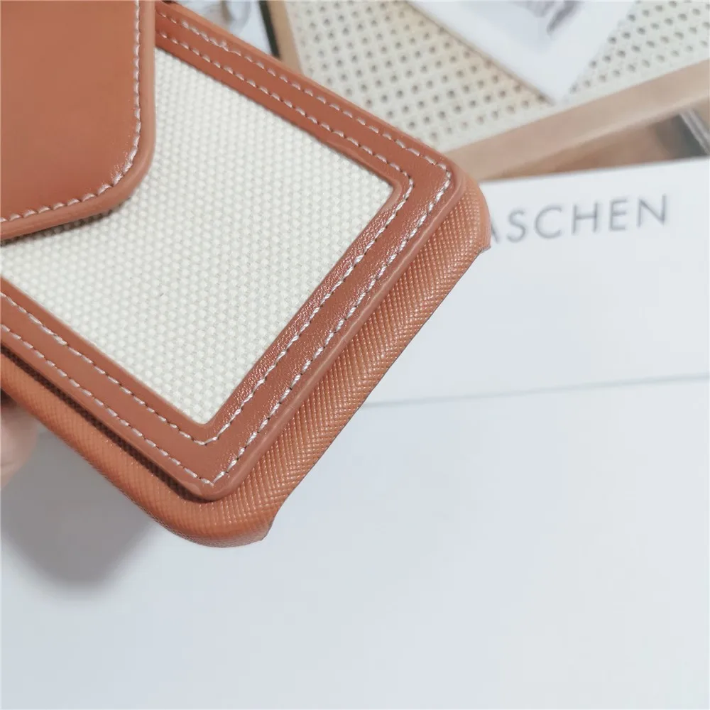 Luxury Card Holder Cross Grain Leather Lanyard Hard Girl Case For Iphone 15 14 11 12 13 Pro Max 7 8 Plus Xr X Xs Se Cover Fundas