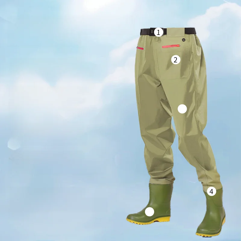 waterproof-fishing-suit-half-body-overalls-stream-sea-fishing-gear-wading-pants-unisex-outdoor-camping-travel-supplies