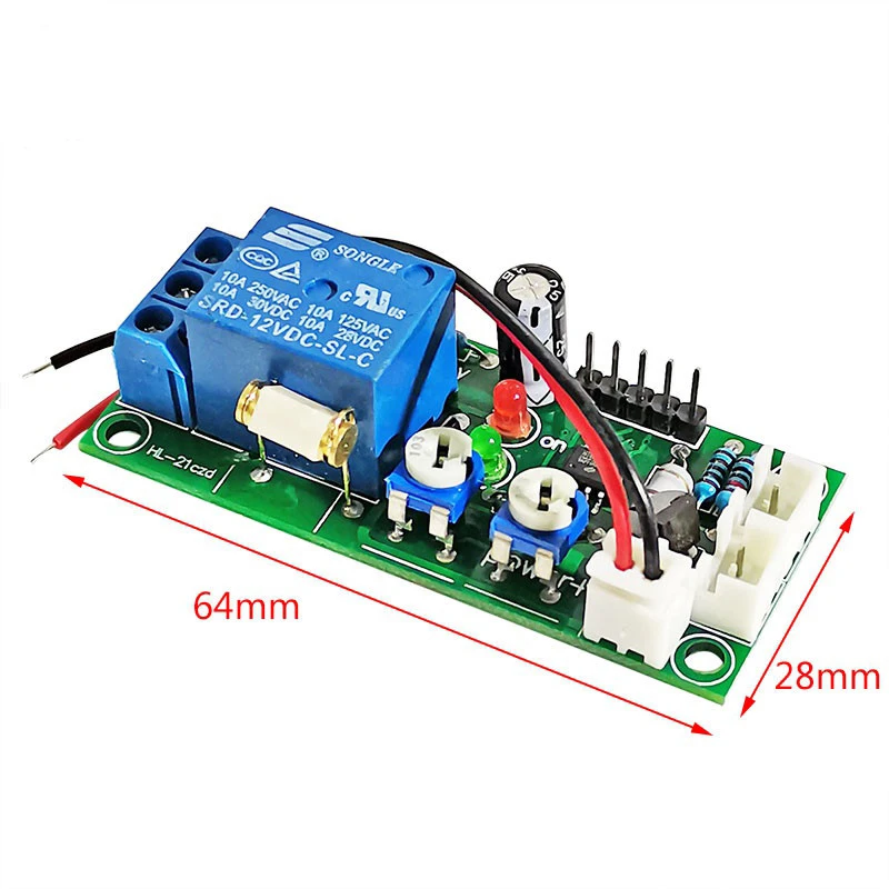 Vibration module/vibration sensor, relay switch, sensitivity adjustable, delay adjustable, DC12V