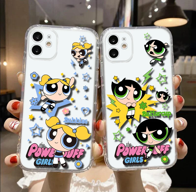 The Powerpuff Girls Soft Case for Moto G9 Powe One Pro E12 E22I E22 G52 G42 G32 G22 G23 Z2 Z Play P40 P30 Edge 30