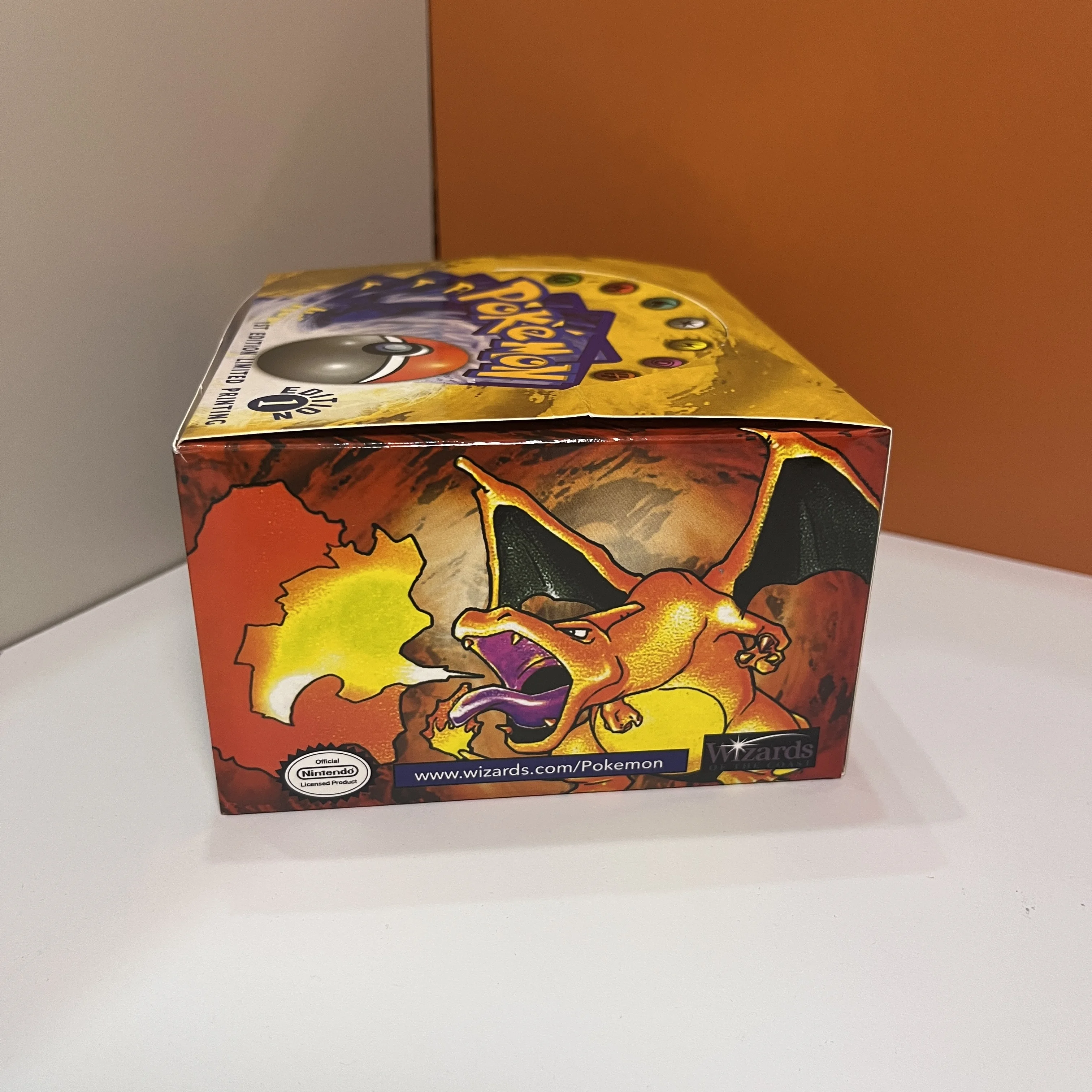 

ptcg Top-Grade Vintage Replica Card Box - WOTC Base Set 1st Edition Charizard Blastoise Venusaur Empty Box empty booster box