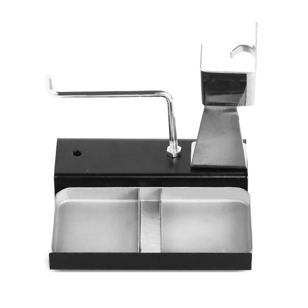 1pc Soldering Iron Holder Metal Stand Tips Base With Solder Spring Bracket Support Power Tools Replacement Spare Parts
