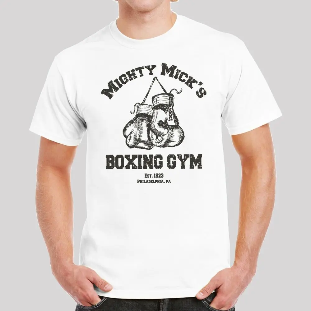 복싱 체육관 티셔츠, 발보아 복서 1923 1976 티, 코튼 럭셔리 브랜드, 빈티지 오버사이즈