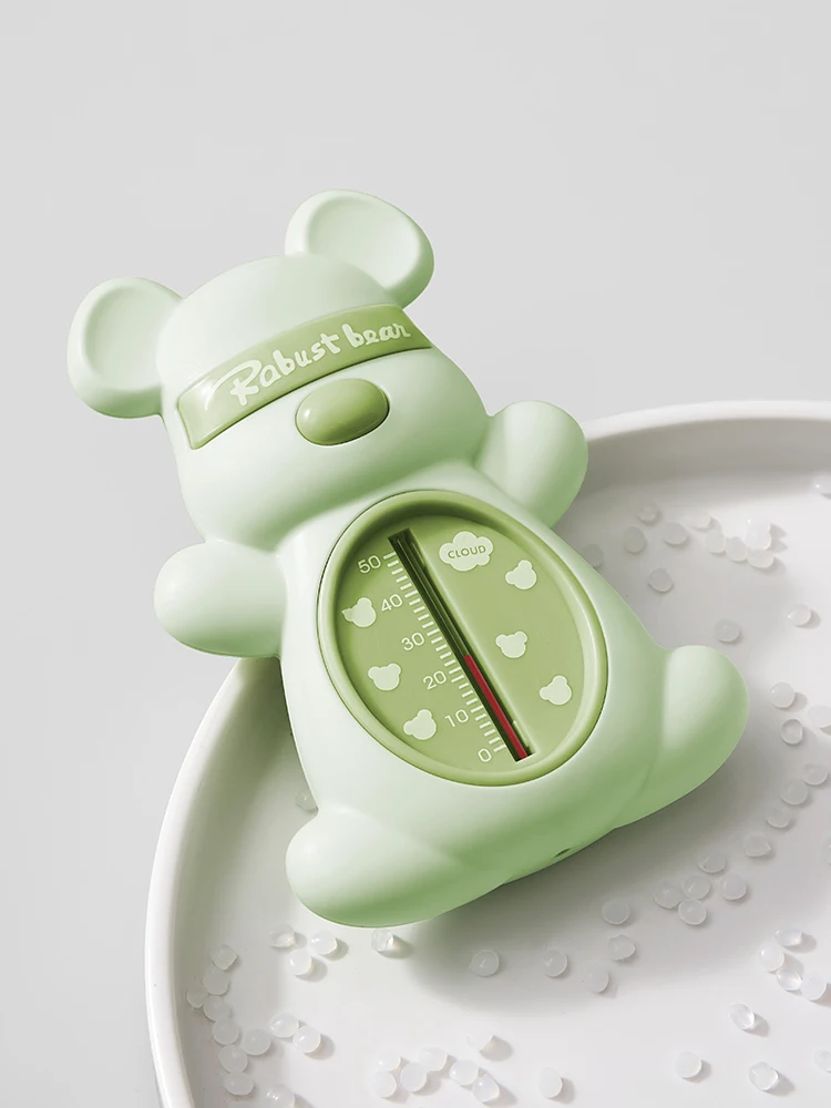 

OUYUN Bear Baby Bath Water Thermometer, Mercury-Free, ABS Shell, Kerosene Liquid, Floating 0-50°C, Fast Reading