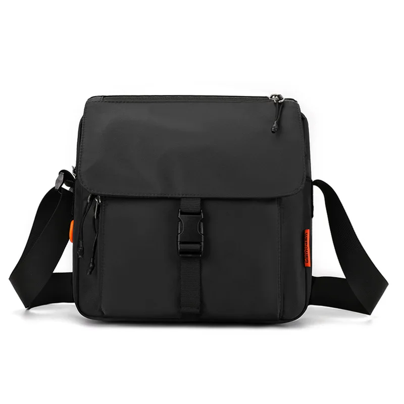 Casual Versatile Man Messager Bag Large Capacity Lightweight Phone Bag Nylon Fiber Outdoor Hiking Gym Cycling Shoulder Women Bag