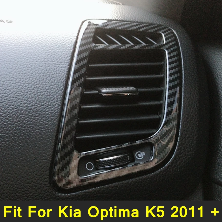 LHD Auto Styling Central Air Conditioning AC Vent Outlet Panel Cover Trim For Kia Optima K5 2011 - 2015 ABS Interior Accessories