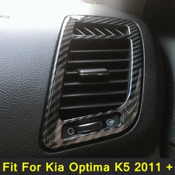 LHD Auto Styling Central Air Conditioning AC Vent Outlet Panel Cover Trim For Kia Optima K5 2011 - 2015 ABS Interior Accessories