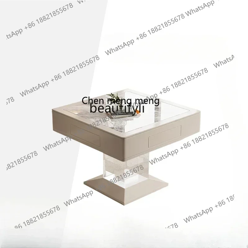 

Новый стиль, акриловая подвеска, пластиковые изделия (цветочные горшки), обеденный стол двойного назначения, современный светильник, роскошный простой домашний бесшумный маджонг