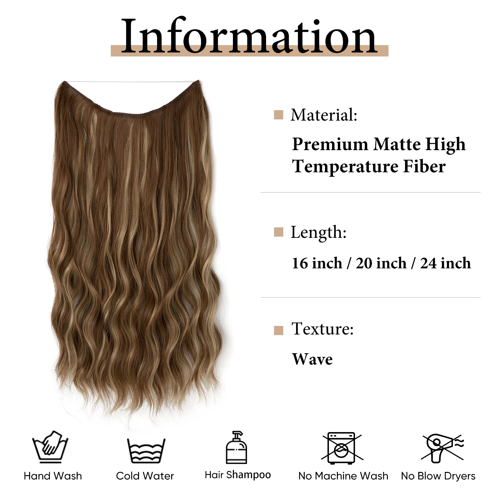 Synthetische Welle Unsichtbaren Clip in Haar Extensions Fisch Linie Ombre Natürliche Schwarz Blonde Rosa Ein Stück Haarteil Gefälschte Haar Stück