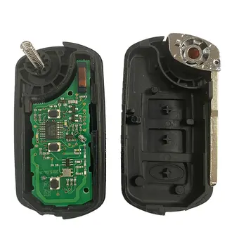 適用於路虎攬勝運動版、發現3、LR3的Okey遙控汽車鑰匙,315MHz/433MHz,ID46 PCF7941晶片,可替換折疊鑰匙 8 最佳銷售 好的 - №6