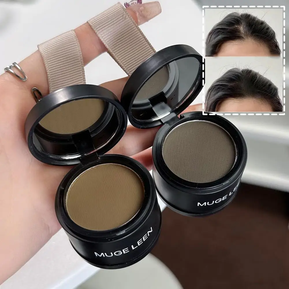 Hairline Shadow Powder Hair Filling Repair Concealer Hair Bald Waterproof Trimming Beauty Makeup Forehead Fluffy Coverage T F0s1