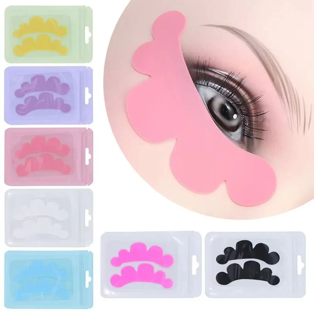 1 par de almohadillas de silicona para permanente de pestañas, máscara de ojos antiarrugas para levantamiento de permanente de pestañas, extensión de pestañas debajo de parches para ojos, herramienta de maquillaje