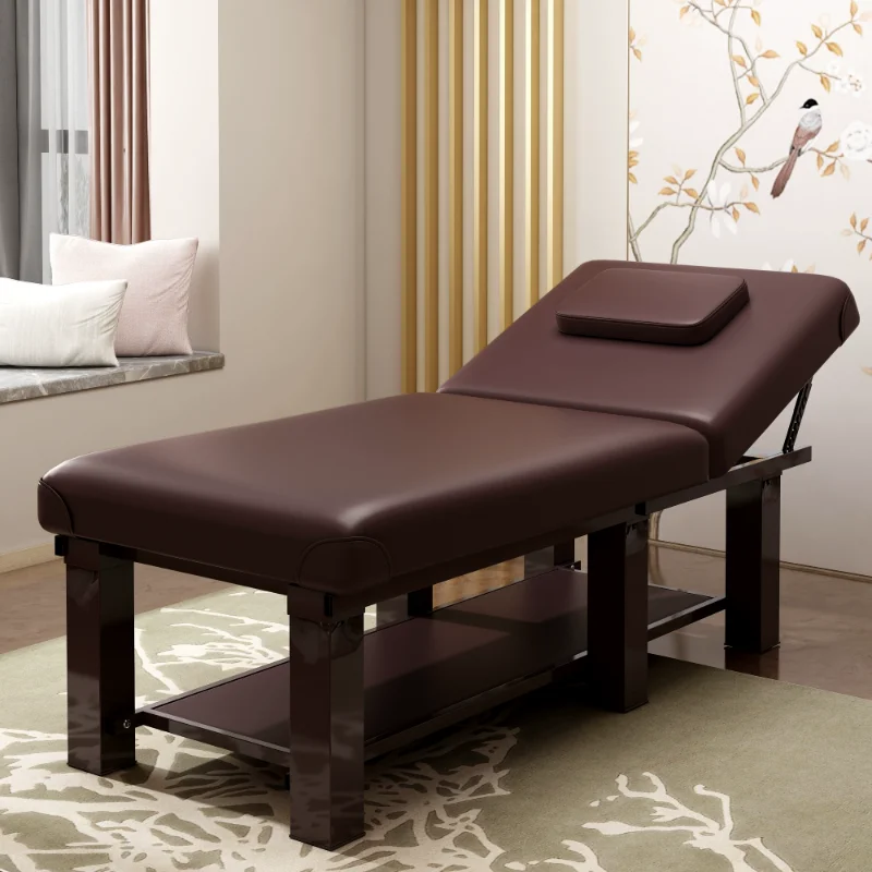 Salon Tattoo Massage Bed Beauty Facial Full Body Medical Massage Bed Cosmetic Wooden Lettino Massaggi Salon