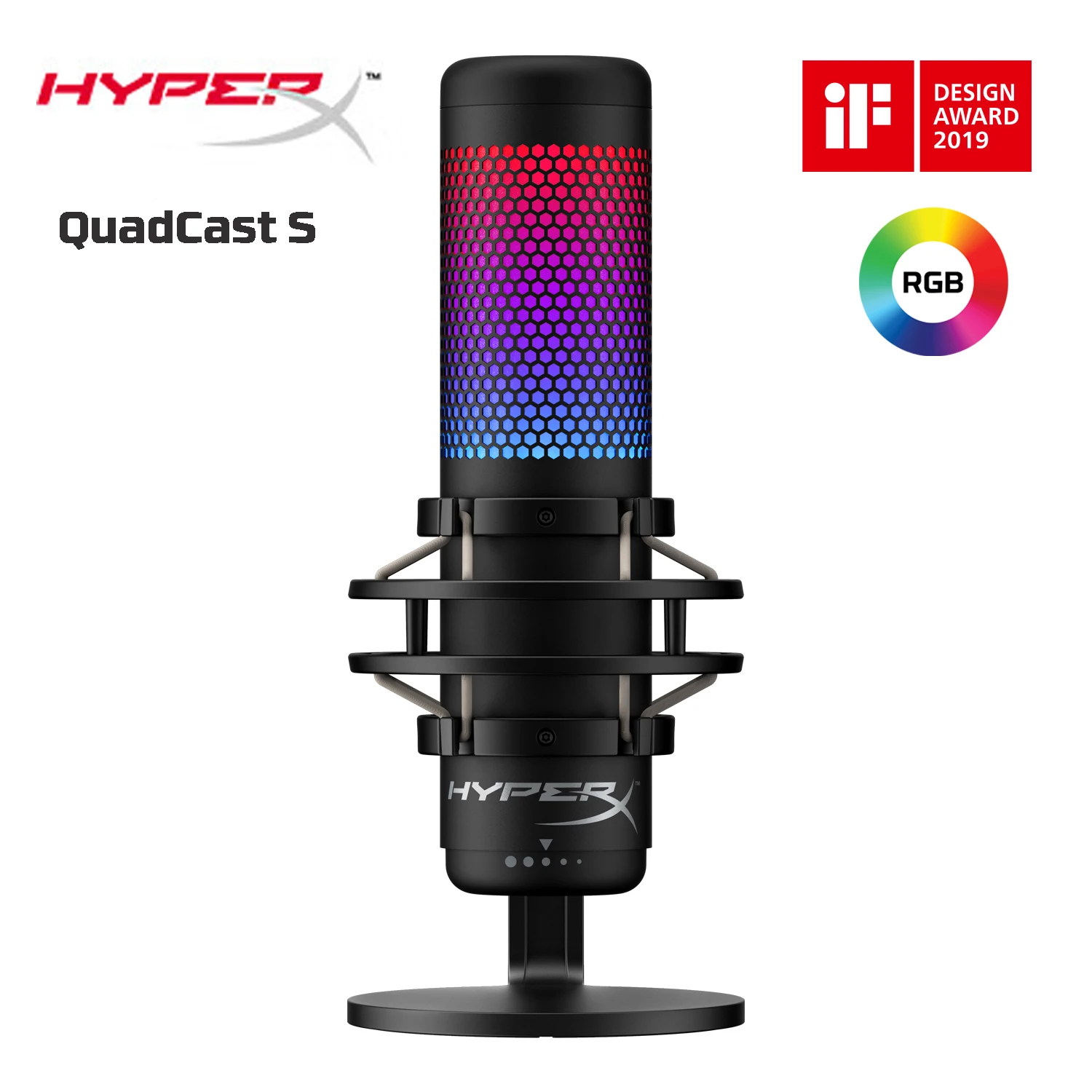 HyperX QuadCast S: ميكروفون USB مثالي للألعاب والبث المباشر – تقييم شامل من مستخدم حقيقي