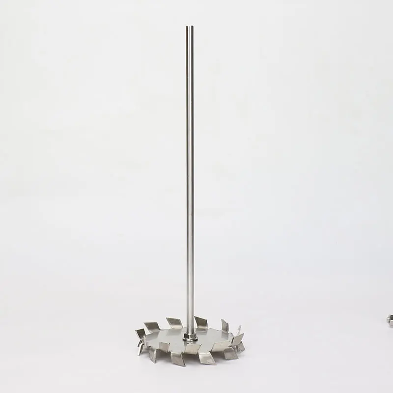 Sus 304 Stainless Steel Plate Stir Dispersion Blade Agitator Disk With Rod/Mixer Machine For Lab Test