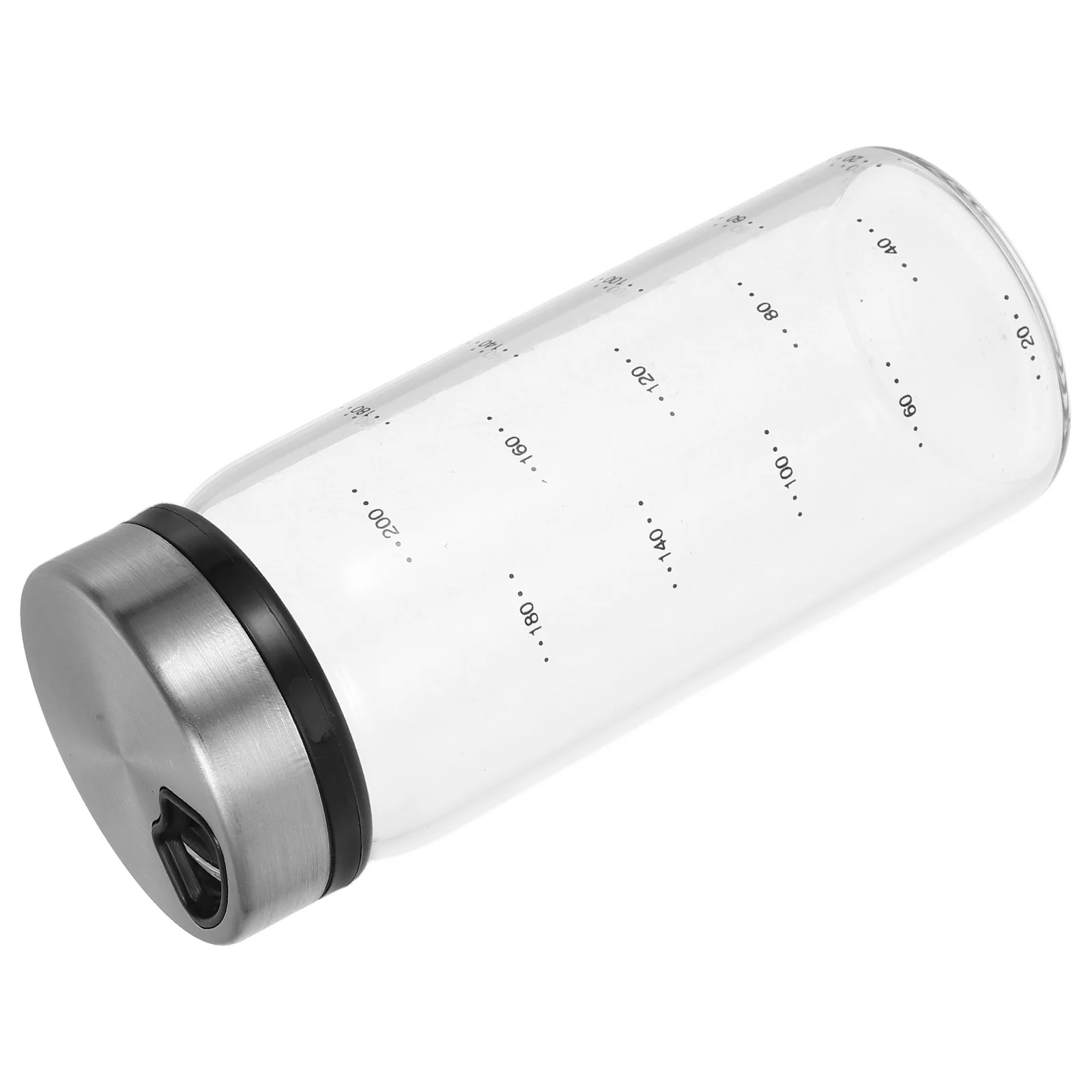 زجاجة بهار زجاجية 200 مل غطاء هزاز فلفل ملح مطبخ منزلي شواء توابل للتخييم مساحيق أعشاب متعددة الوظائف متينة