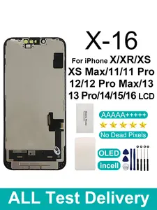 Bilashmart AAA++ OLED iPhone 13 Pro Max LCD 12 Mini 13 Display Digitizer Touch Screen INCELL iPhone 12 Pro Max 14 Plus 15 Pro LCD X