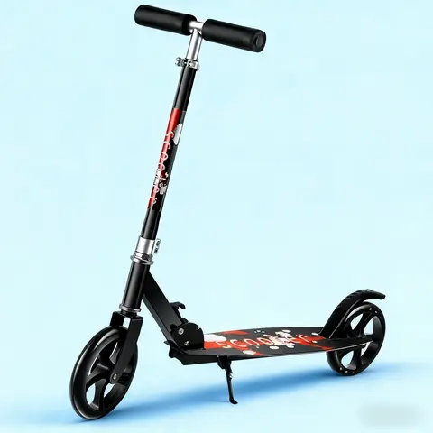 Scooter dobrável para crianças adolescentes adulto scooter todo o ferro 200mm roda grande scooter cidade para trabalhar scooter campus pé scooter