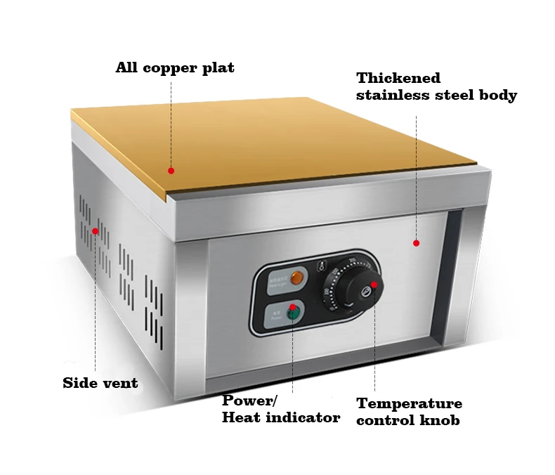 Snake Baking Machine Dorayaki Souffle Pancake Machine Single Head