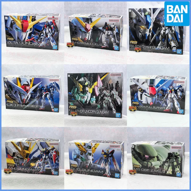 

NEW Stock Bandai RG RX-78-2 WING UNICORN GOD GUNDAM ASTRAY EXIA EPYON SAZABI Anime Original Model Toy Action Figure